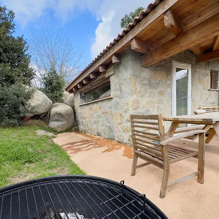 펜션 Authentique Casellu En Pierre A Avec Vue Sur La 포르티씨오