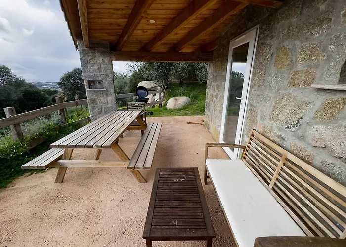 Authentique Casellu En Pierre A Avec Vue Sur La Porticcio (Corsica)