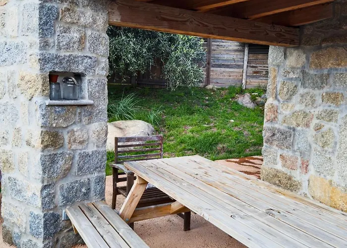 Authentique Casellu En Pierre A Avec Vue Sur La